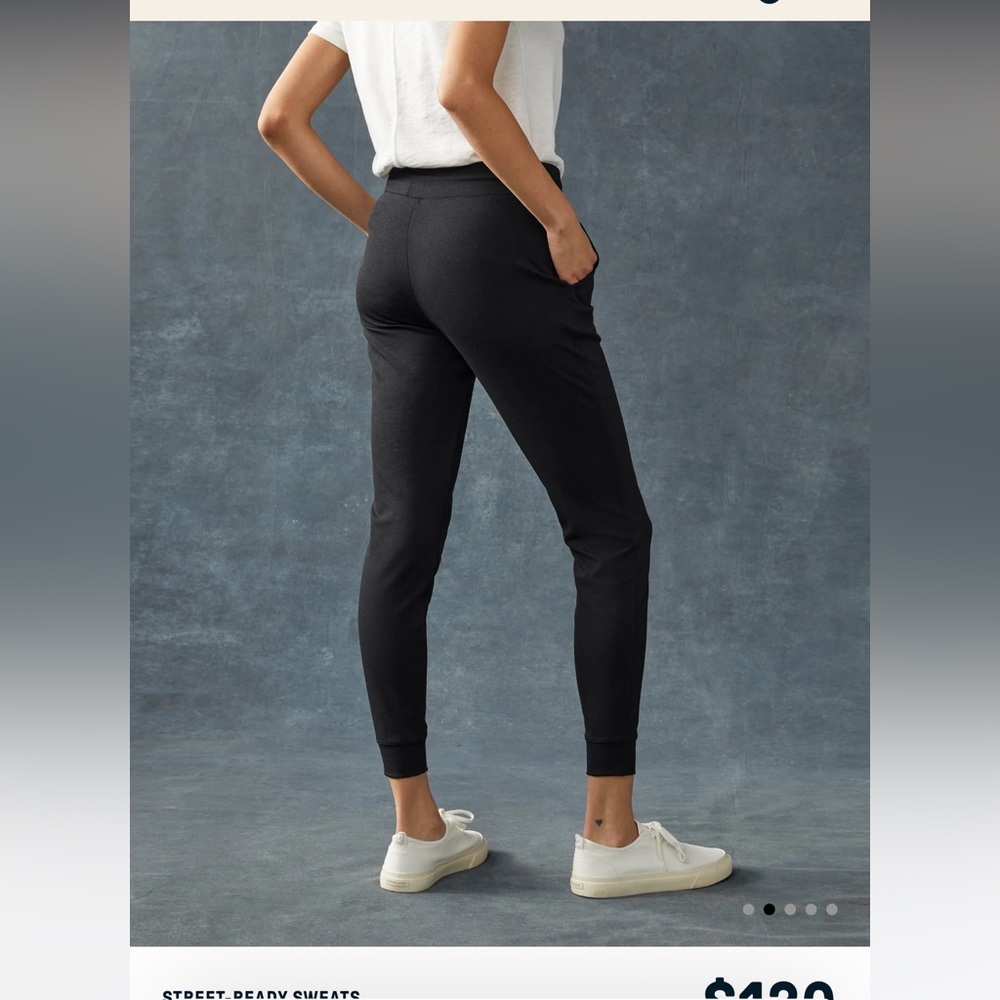 NWT American Giant NO-BS JOGGER Super Black . Sz M .